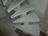 Винтовой элемент бетонной лестницы
